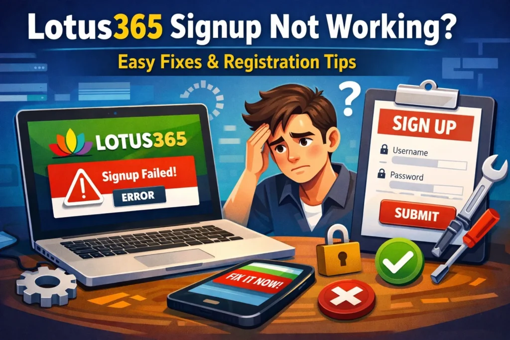 Lotus365 signup