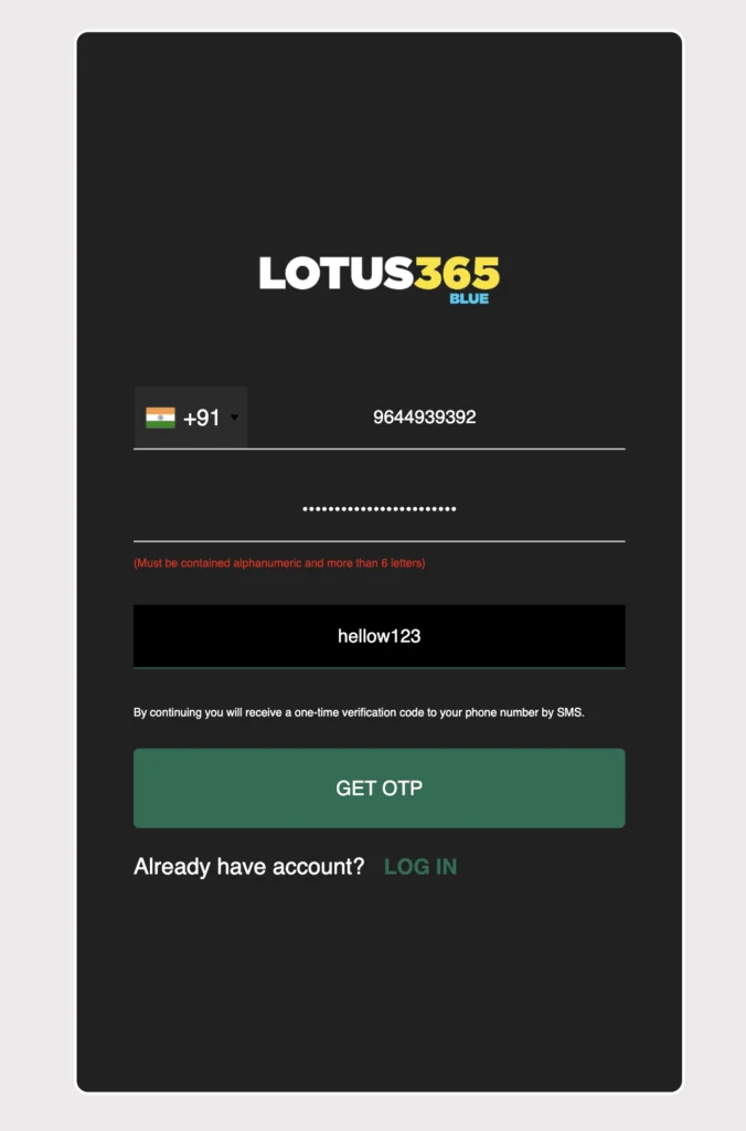Lotus365 Blue